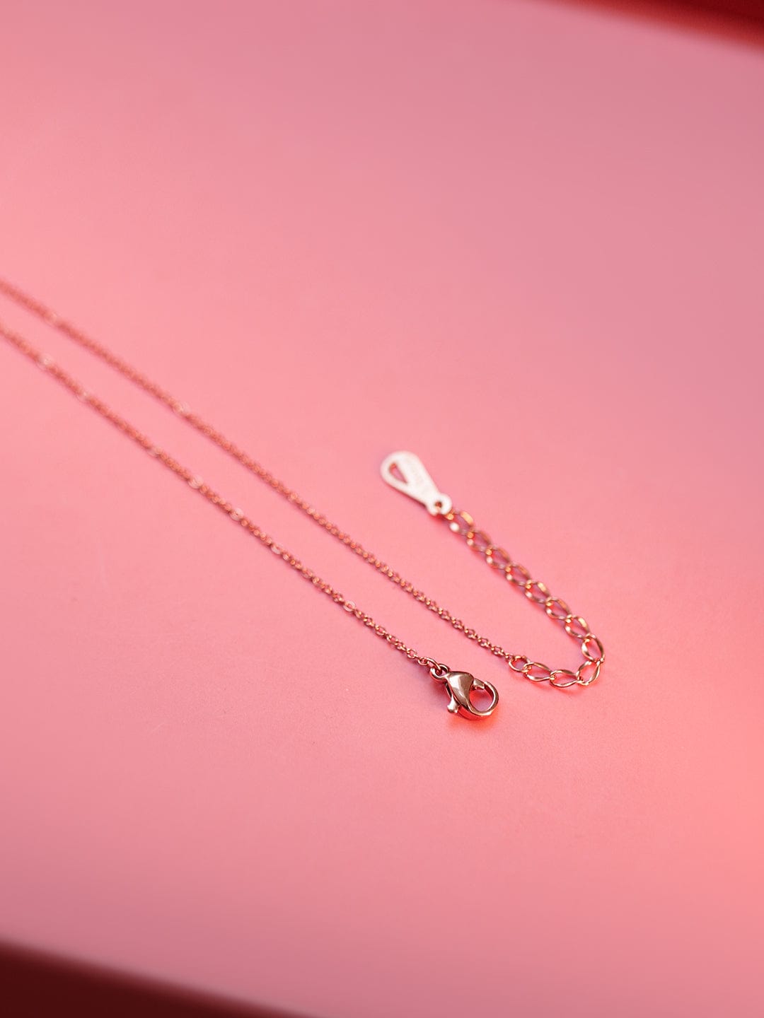 Rubans 18K Gold-Plated Double Layer Necklace with Minimalist Geometric Charms