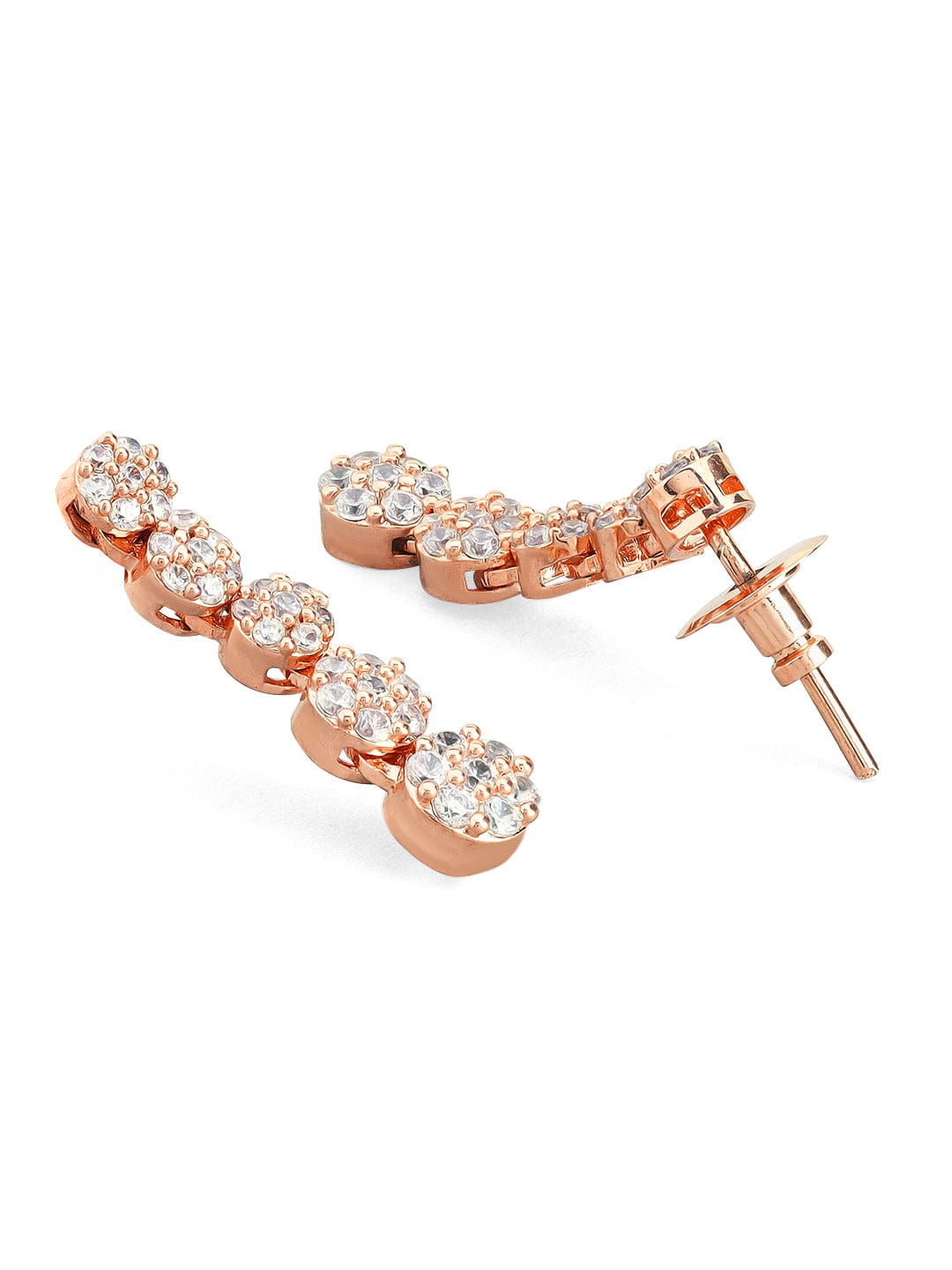 Rubans 22K Gold Polish AD Necklace set.