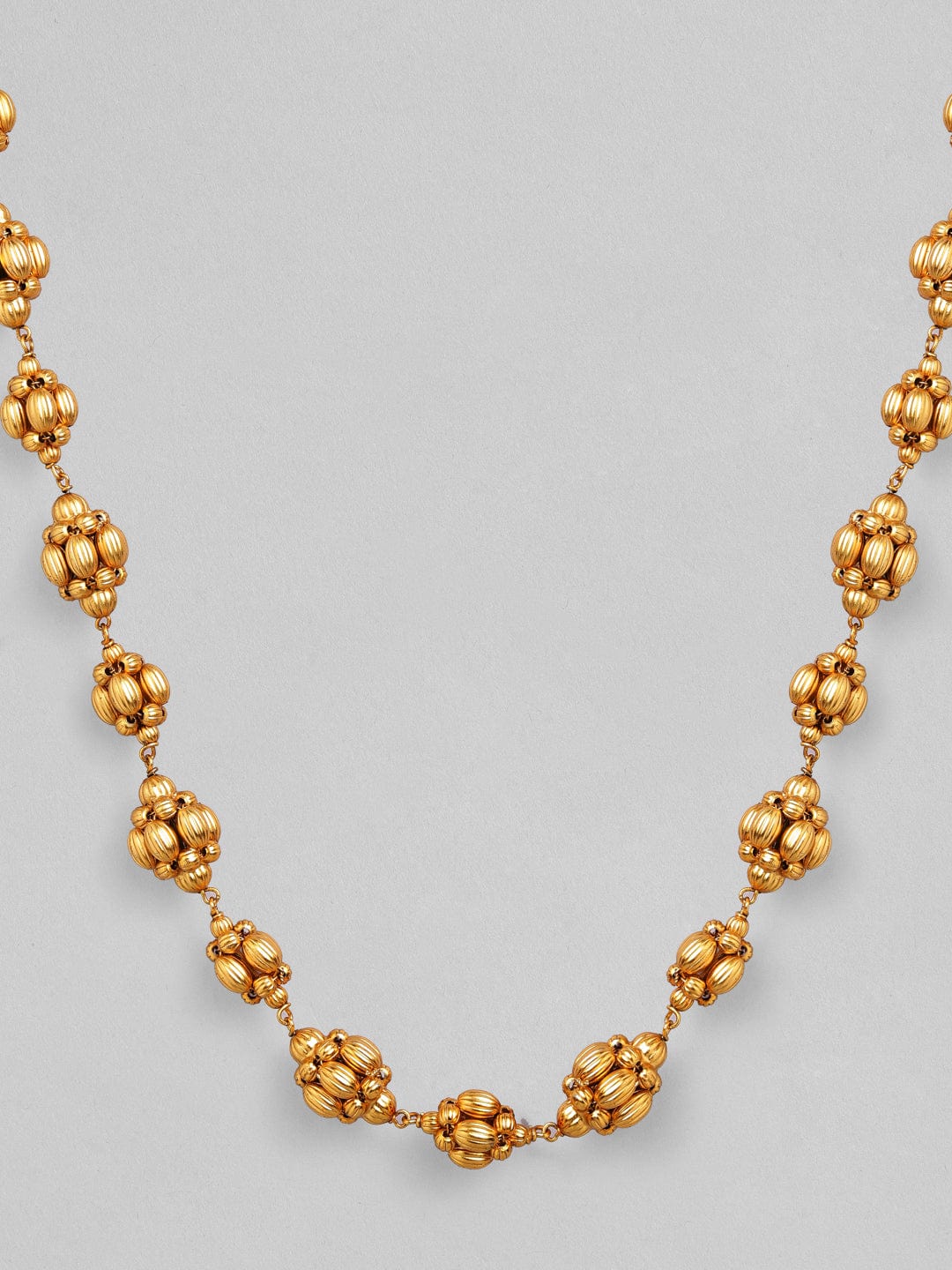 Rubans 24K Gold Plated Handcrafted Temple Necklace