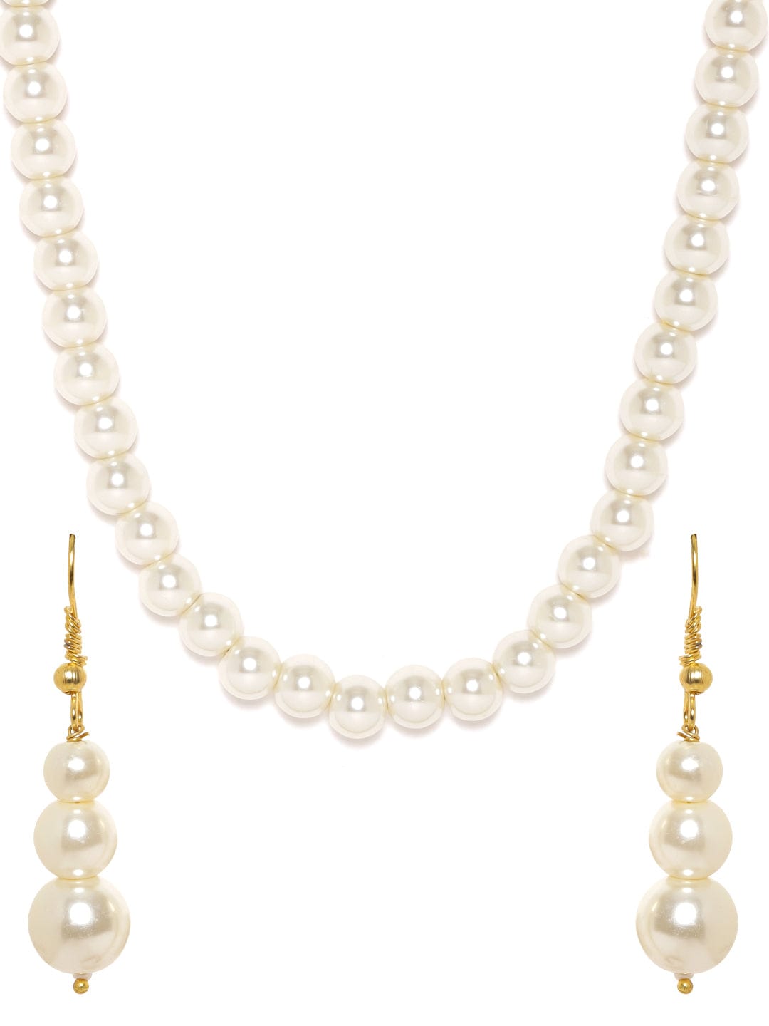 Rubans Pearlescent Perfection Exquisite Beaded Necklace Set