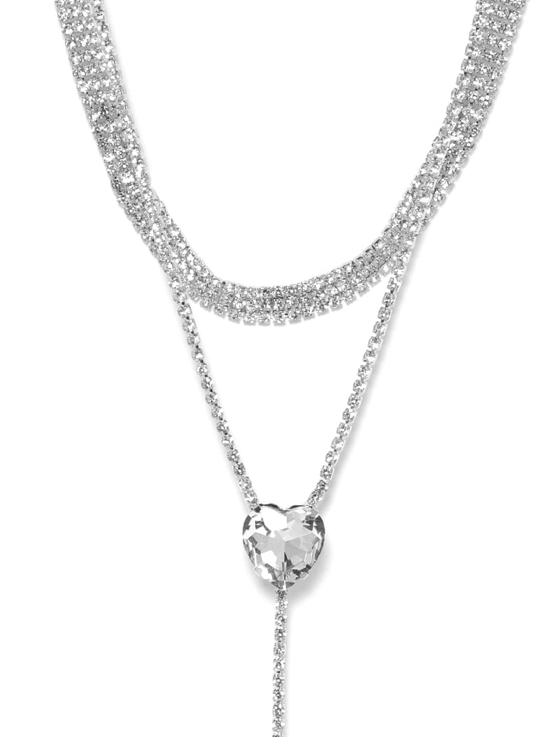 Rubans Voguish Frontier Fusion Multi-Layer Necklace