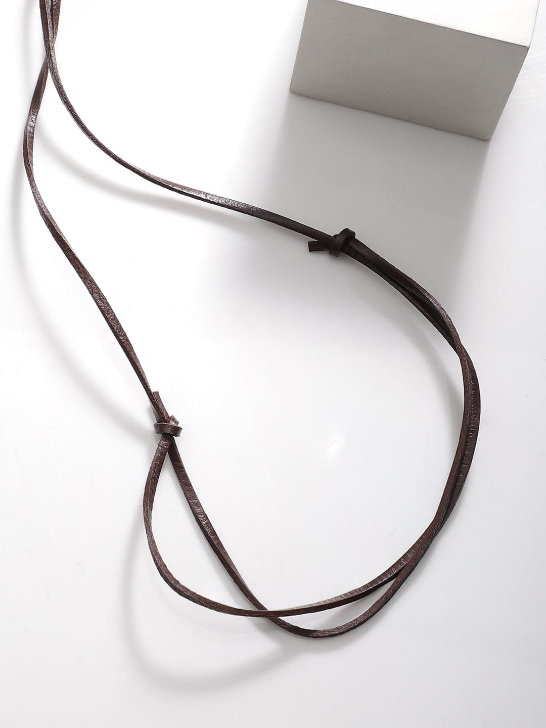 Voguish Men Grenade Pendant With Brown Lather Adjustable Necklace.
